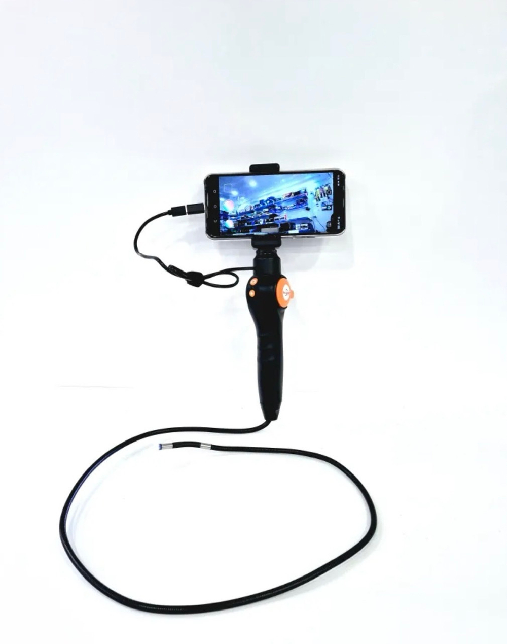 H508M - 6 мм / 4 Эндоскоп поворотный Borescope-M H508M-JZT USB TYPE-C 1 метр, 6 мм, твёрдый кабель