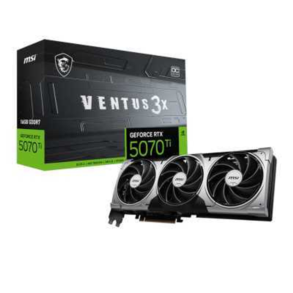 Видеокарта MSI nVidia GeForce RTX 5070 Ti 16G Ventus 3X OC