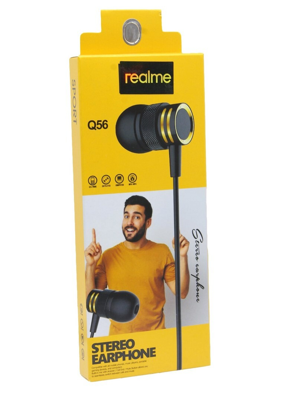 Наушники с микрофоном REALME Q56 (черный)