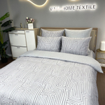 Комплект постельного белья Люкс Сатин 100% хлопок на резинке AR375