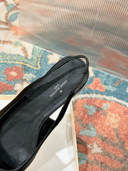 Louis Vuitton Met Slingback Ballerina