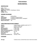 ISOEUGENOL / ИЗОЭВГЕНОЛ CAS 97-54-1 ; 5932-68-3