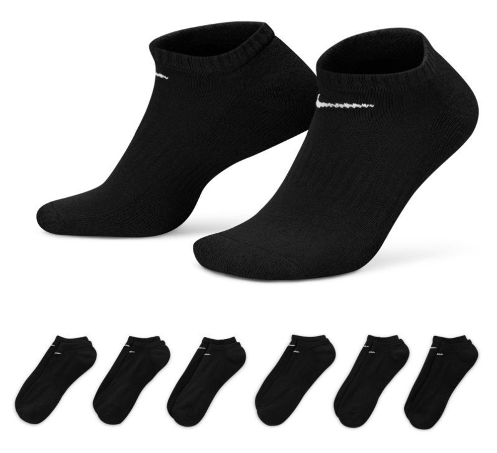 Теннисные носки Nike Everyday Cushioned Socks 6P - black/white