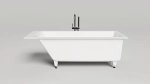 Ванна Salini Cascata S-Stone 170x75 104123M белая матовая
