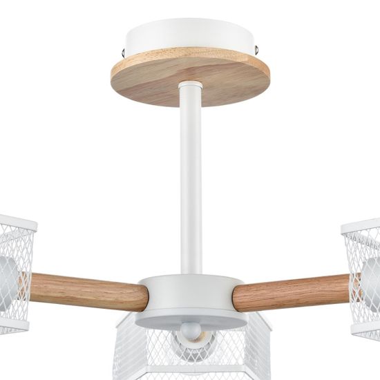 8246/3C COUNTY LN25 000 белый, металл/дерево Люстра потолочная Е27 3*60W 220V IRMA