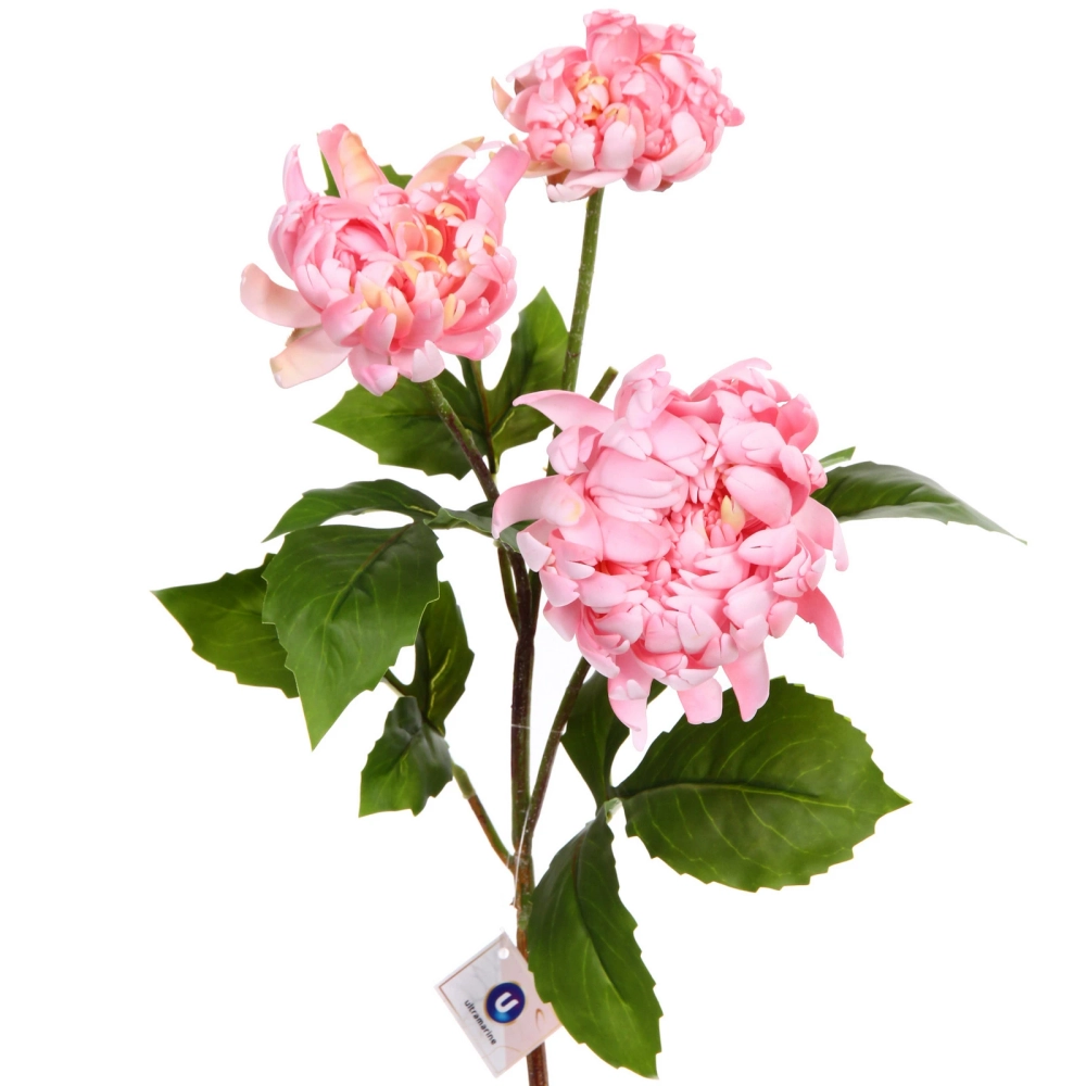 Цветок искусственный «Natur» 67см Пион розовый