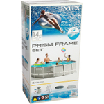 Бассейн каркасный Prism Frame 427*107 см + 4 аксессуара Intex (26720NP)