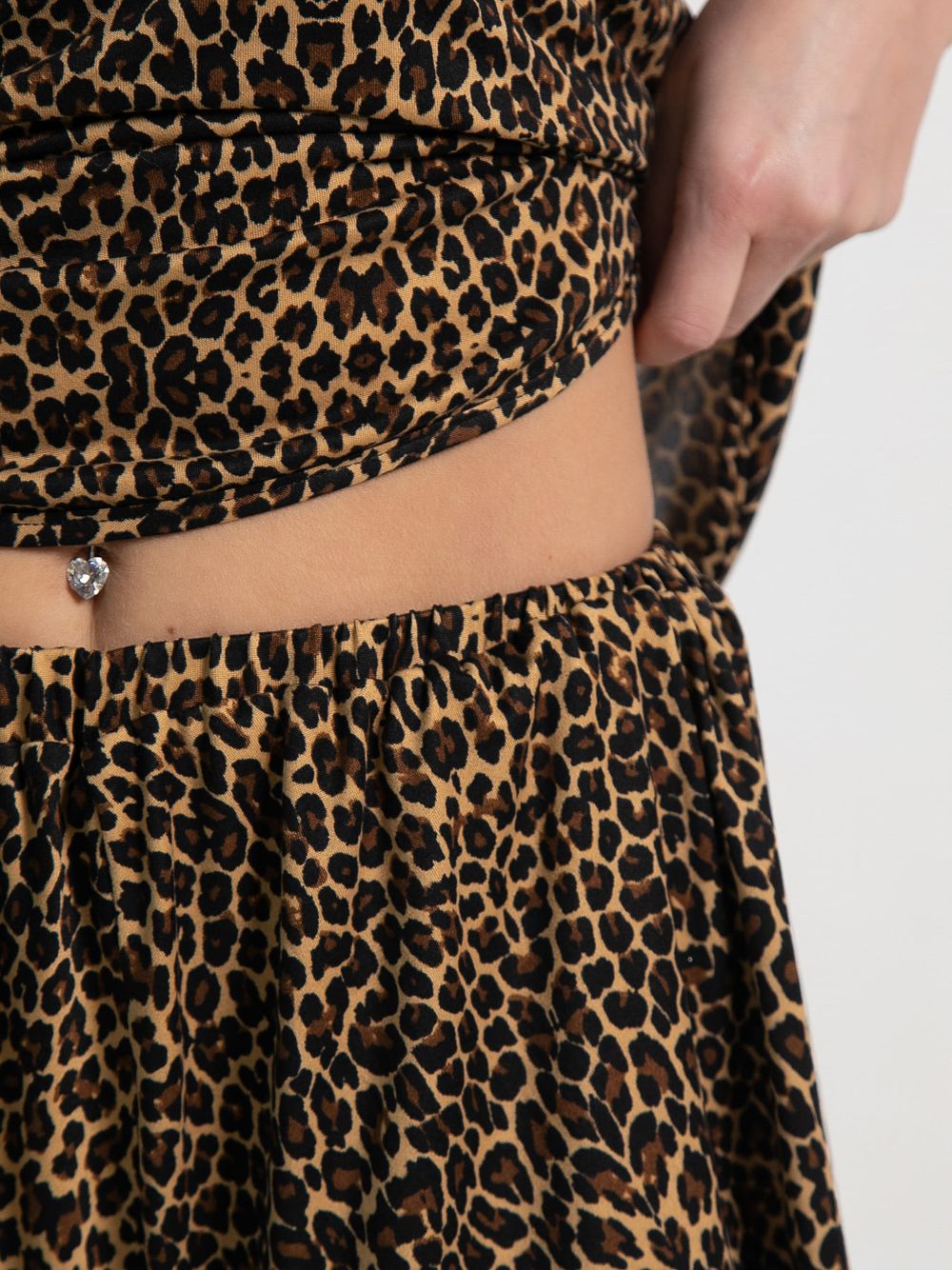 Костюм домашний с шортами Мила (лео) К15223-1М LT Collection