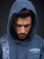 Толстовка демисезонная мужская Legenda Варяг чёрная