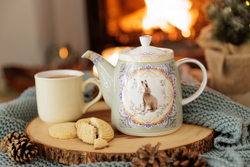 Kitchen Craft Чайник London Pottery 1л Заяц LPBLTPOT1LHAR
