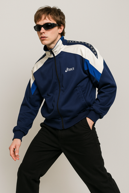 Велюровая олимпийка Asics (L)