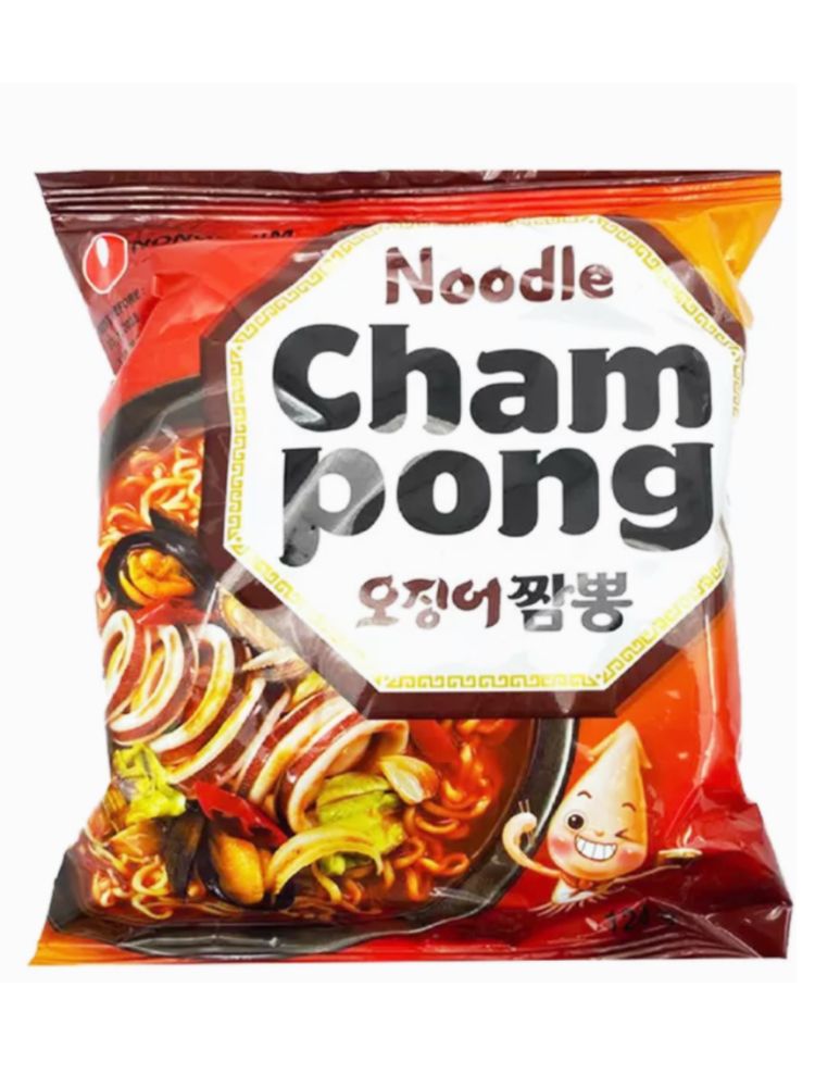 Лапша Nongshim Champong со вкусом морепродуктов 124 г