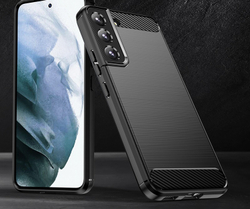 Мягкий защитный чехол в стиле карбон для Samsung Galaxy S23, серия Carbon от Caseport