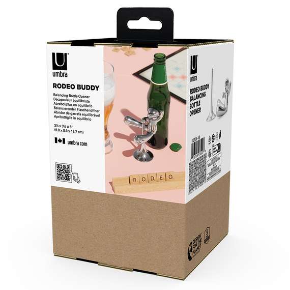 Открывалка для бутылок rodeo buddy, хром