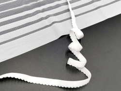 _Отделочная резинка с фестонами, 12мм, белая (Арт: OTR641/12A-001), м