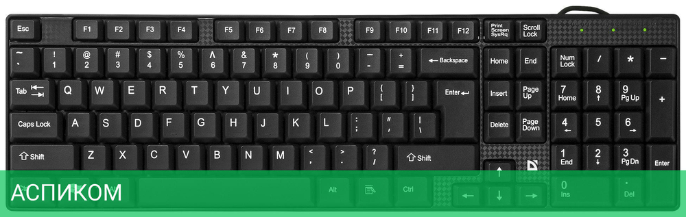 Клавиатура Defender Accent SB-720 черный (45720)