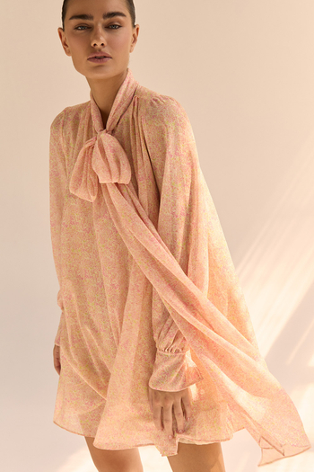 Платье с длинным рукавом BAHAMAS Жёлтый