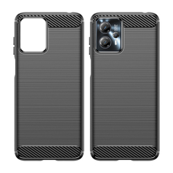 Мягкий защитный чехол в стиле карбон для Motorola Moto G23, серия Carbon от Caseport