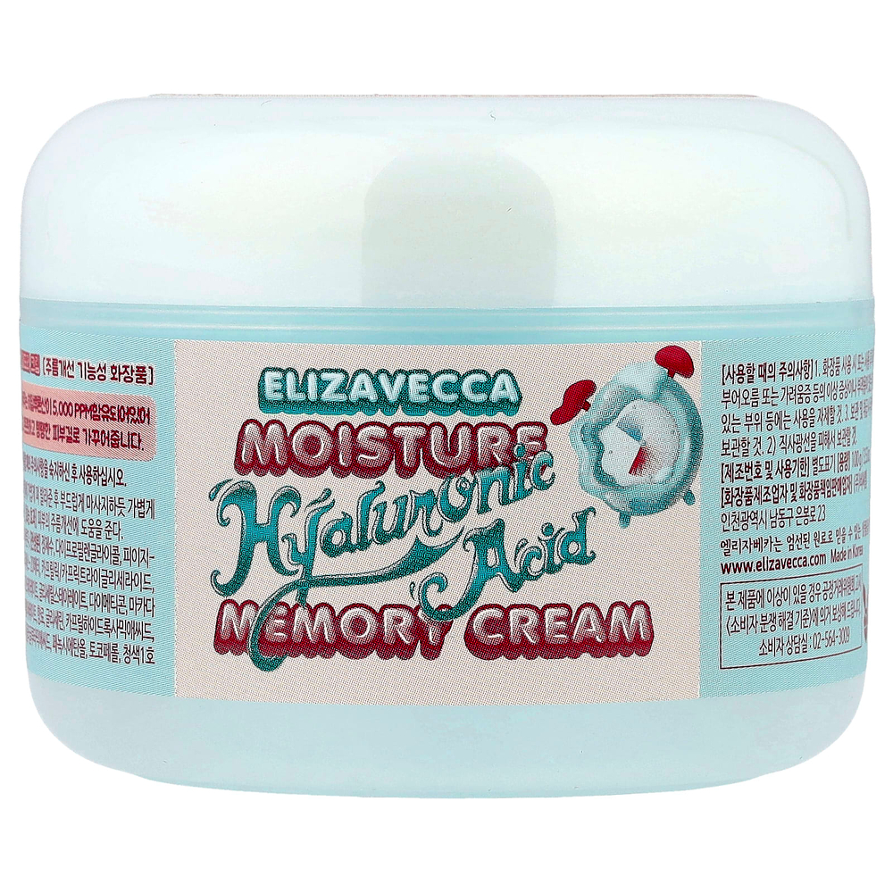 Elizavecca, увлажняющий крем с гиалуроновой кислотой, 100 г (3,53 унции)