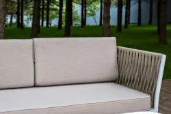 "Касабланка" модульная лаунж-зона из роупа (веревки), каркас из алюминия