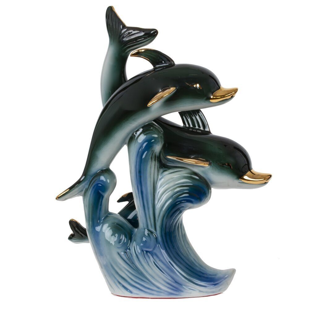 GAEM Фигурка декоративная "Дельфины", L16 W8 H22 см