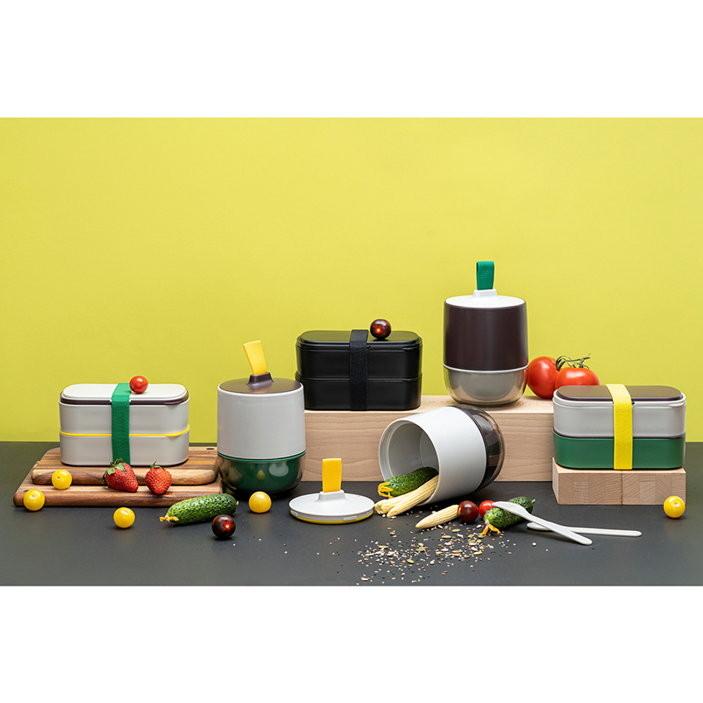 Супница 800мл Smart Solutions Meals светло-серая/темно-сливовая