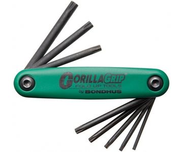 Набор ключей складной GorillaGrip Torx, T9 - T40 /Bondhus/