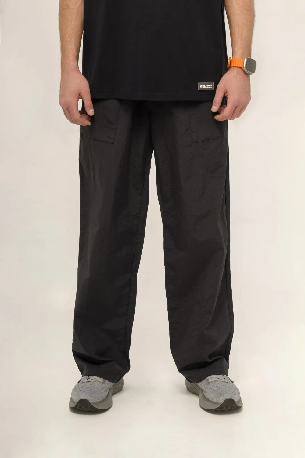 Брюки КУЛЬТУРА "NYLON CHINO", черный