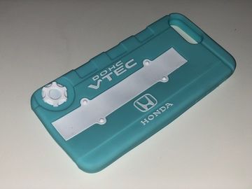 Чехол "Honda VTEC" бирюзовый для Iphone 7 Plus