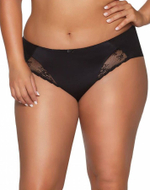 Трусики-слипы со средней линией талии Camellia (Размер: XL) (Цвет: черный)