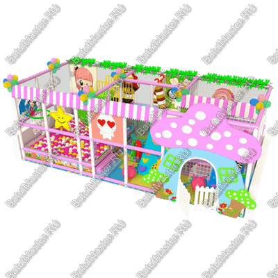 Детский игровой лабиринт «Вперед к мухоморам!»