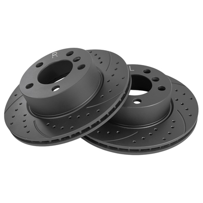 Диск тормозной передний перфорированный PRO-Line с покрытием (компл.2 шт) BMW 1-Serie (E81/F20) 1.6/1.8L,1.6D/1.8D all 05 GANZ GIJ10062S