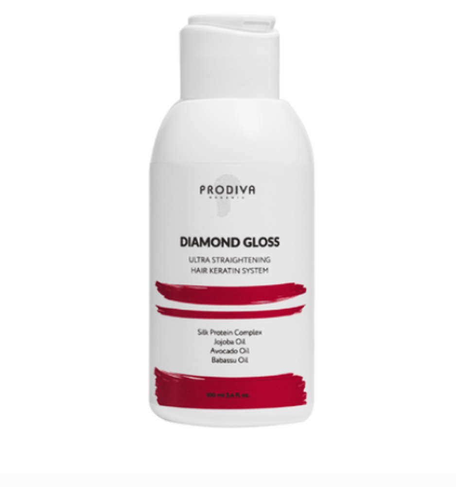 Prodiva Кератин DIAMOND GLOSS Бриллиантовый  - Суперглянцевое выпрямление волос