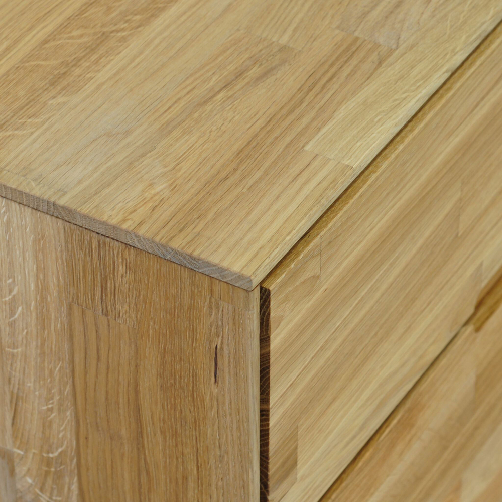 Тумба под телевизор Паво из дуба с подсветкой 140х42х50