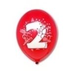 Набор шаров (12"/30 см) Цифра 2 5 шт.