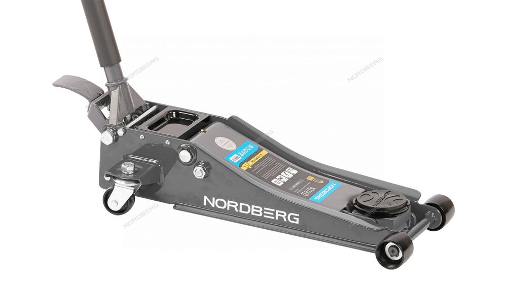 NORDBERG (N32032G) Домкрат подкатной 3,2 т, супернизкий подхват, педаль
