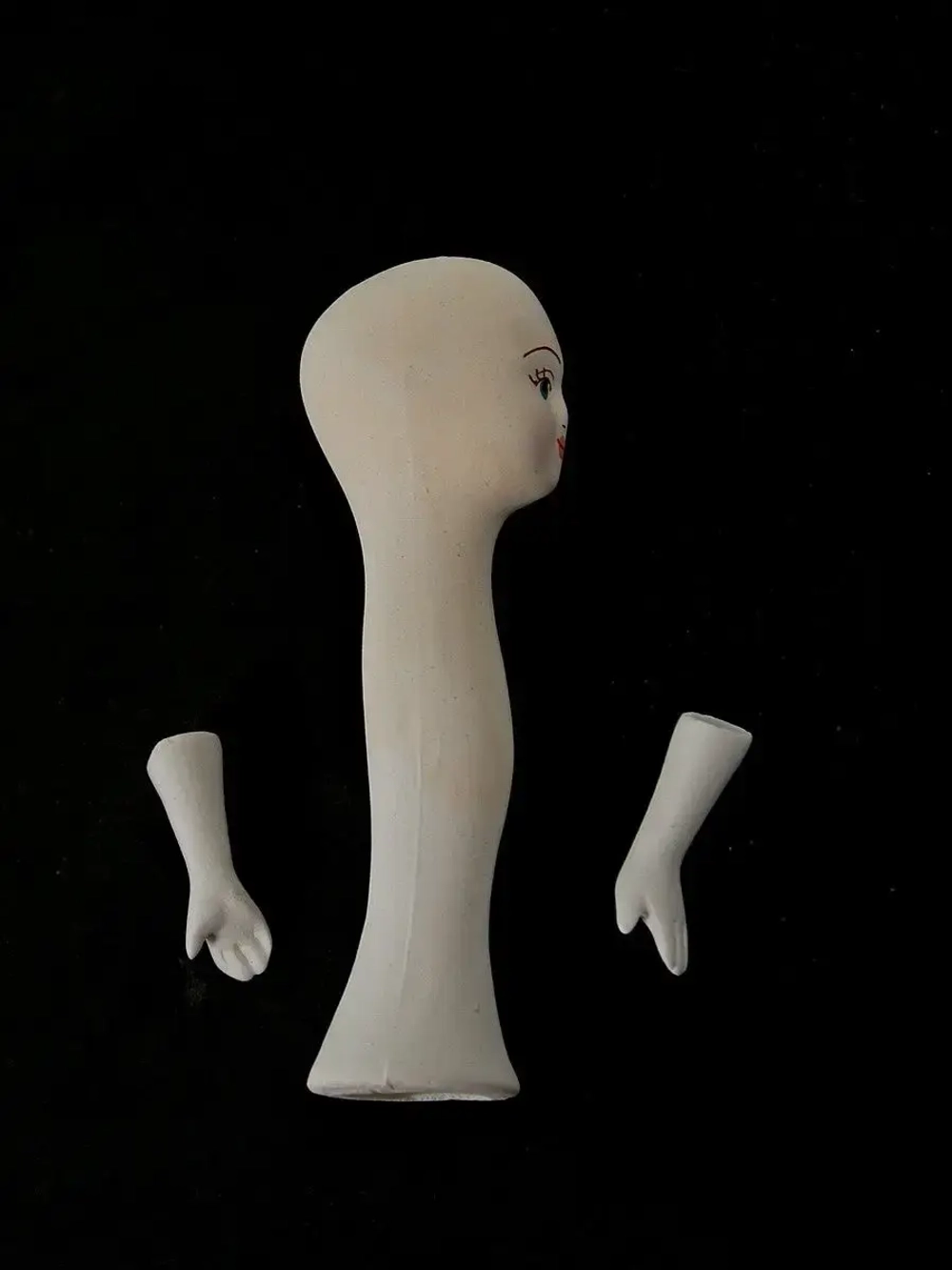 Набор малых фарфоровых заготовок для куклы