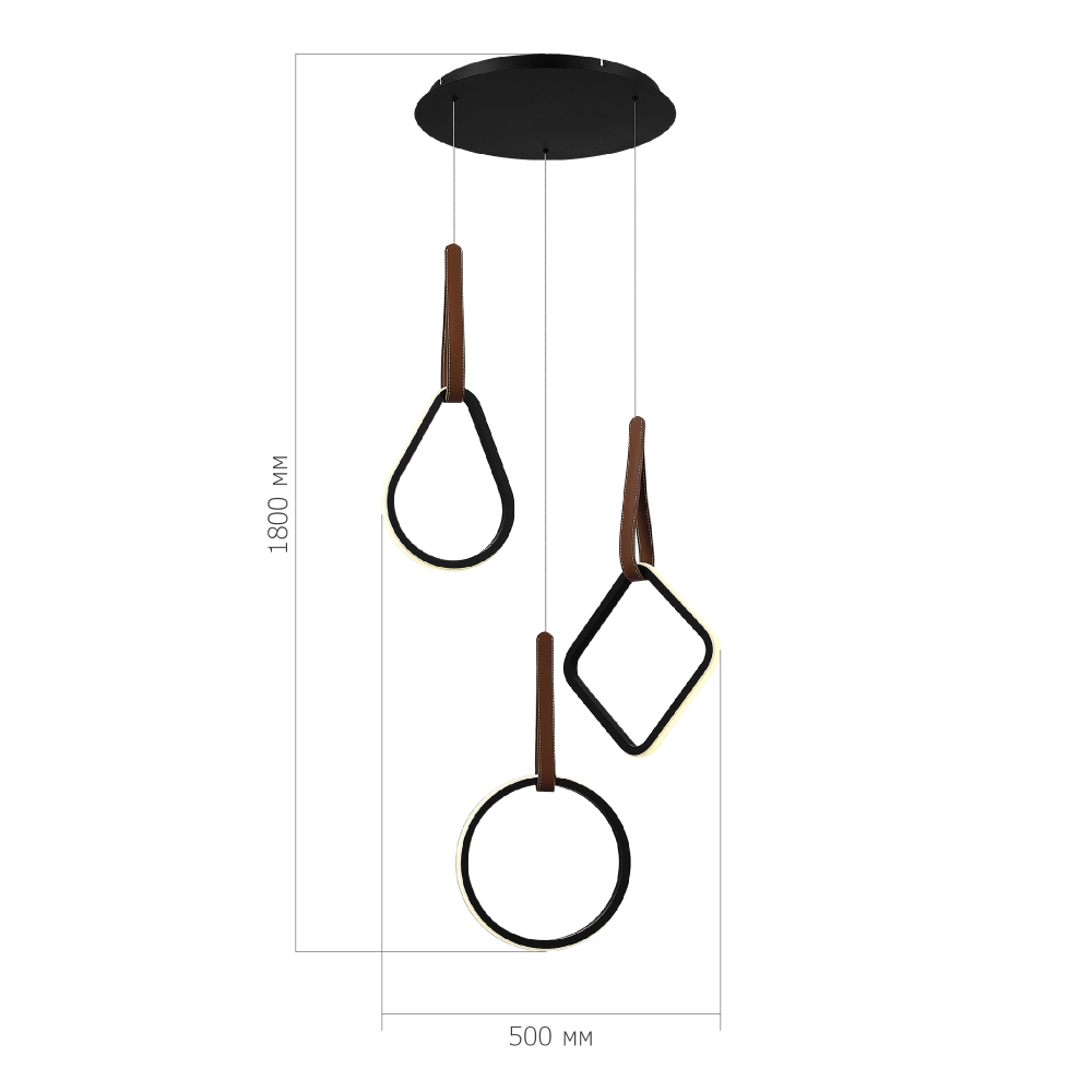 Светильник подвесной SHAPE LED 36W 4000K
