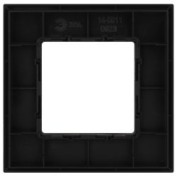 Рамка для розеток и выключателей ЭРА Elegance 14-5011-05 Classic, на 1 пост, антрацит