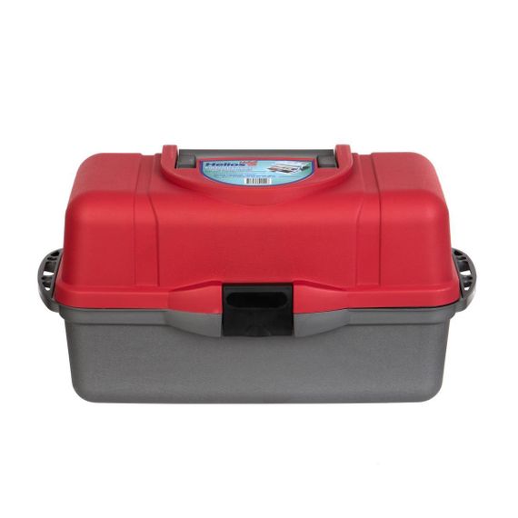 Ящик рыболова Helios трехполочный красный