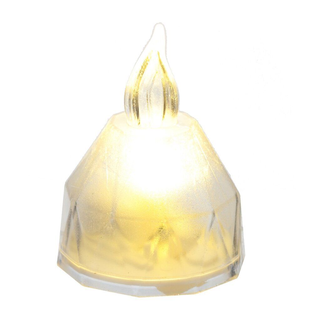 GAEM Изделие декоративное "Свеча" (подсветка, 3xLR41) (блок микс 24шт), D 3.5 см, L3,5 W3,5 H5 см, 3в.