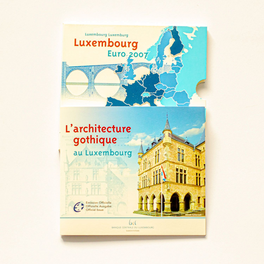 Luxembourg 2007 Year Set + 2 Euro "50th Anniversary of the Treaty of Rome" & 2 Euro "Grand Ducal Palace in Luxembourg City"