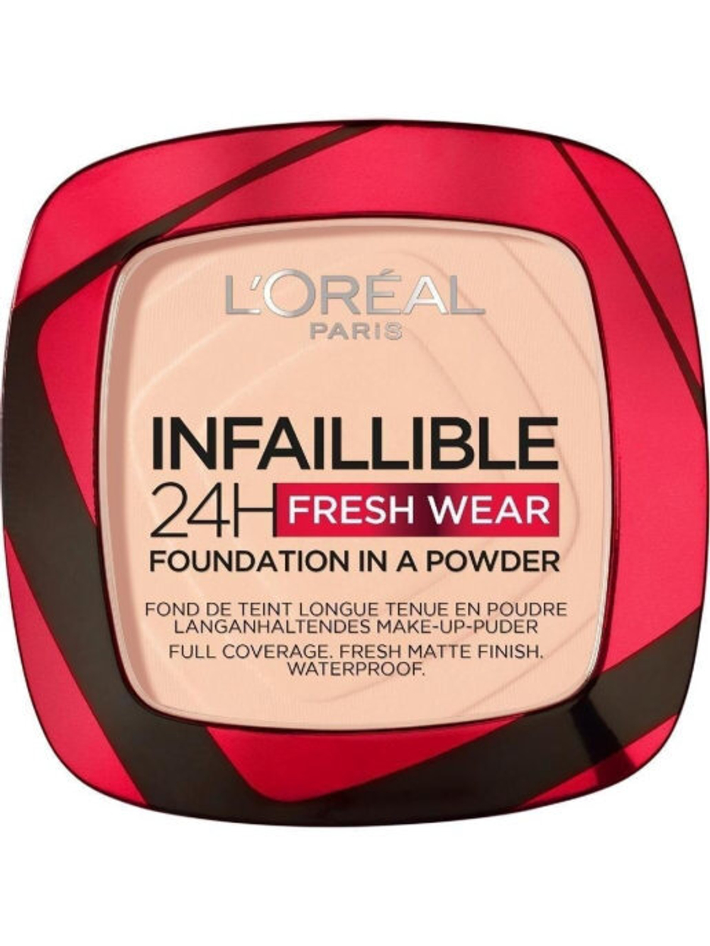 L'Oreal Paris Пудра для лица Infaillible 24H Fresh Wear, тон №180, Холодный песок, 30 мл