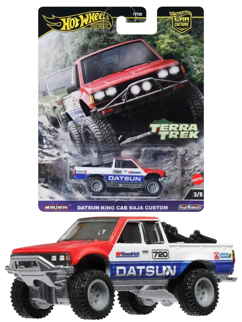 Машинка Хот Вилс Премиум Datsun King Cab Baja FPY86 HRV71