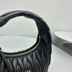 Miu Miu Wander matelassé mini hobo bag