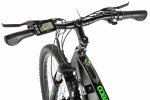 Электровелосипед Eltreco XT 600 Pro (Черно-зеленый-2663)