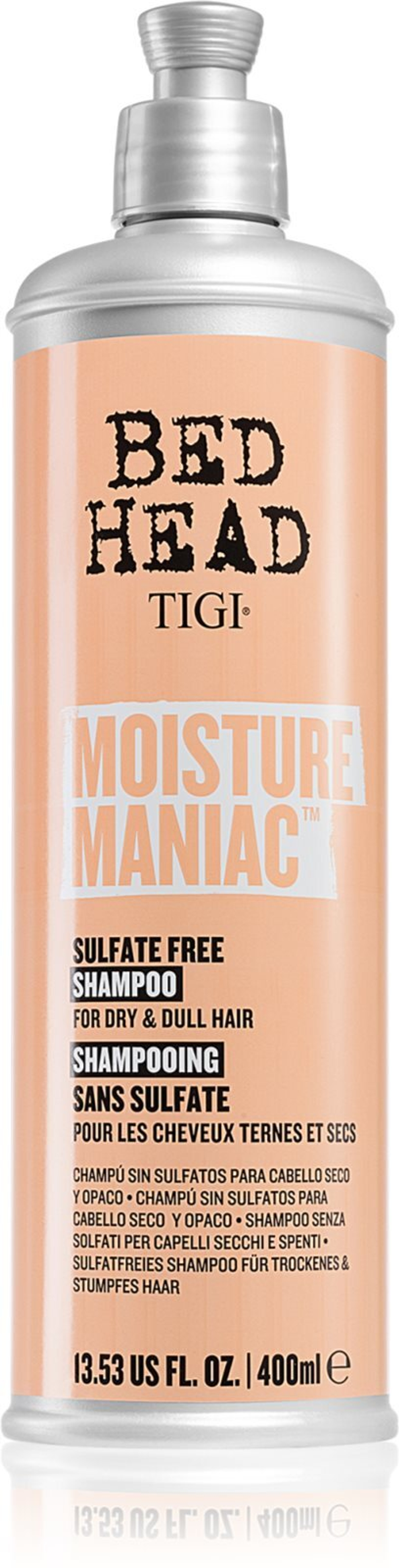TIGI Bed Head Moisture Maniac - очищающий питательный шампунь для сухих волос /   400  ml  / GTIN 615908433487
