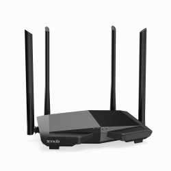Маршрутизатор TENDA AC6 Wi-Fi маршрутизатор двухдиапазонный стандарта AC1200, 4 внешние антенны 6dBi, 1-port 10 / 100Mbps WAN, 3-ports 10 / 100Mbps LAN