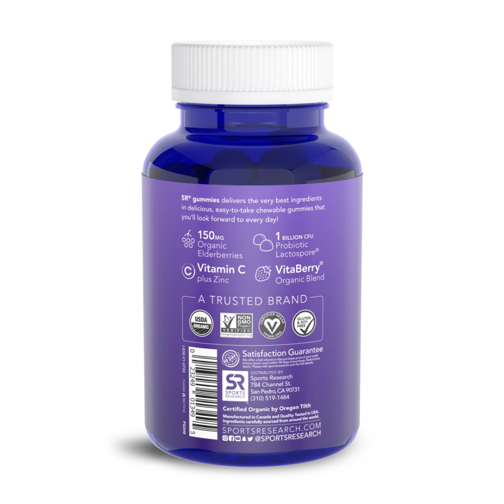 kompleks-buziny-150-mg--vitamin-c-czink-i-probiotiki-elderberry-gummies-150mg--c-zn--probiotic-organic-sports-research-60-zhevatelnykh-kapsul