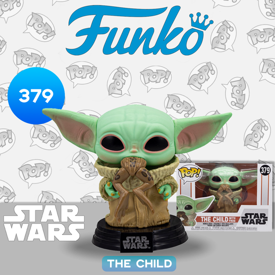 Фигурка Funko POP! Bobble Star Wars Mandalorian The Child w/Frog (379) 49932